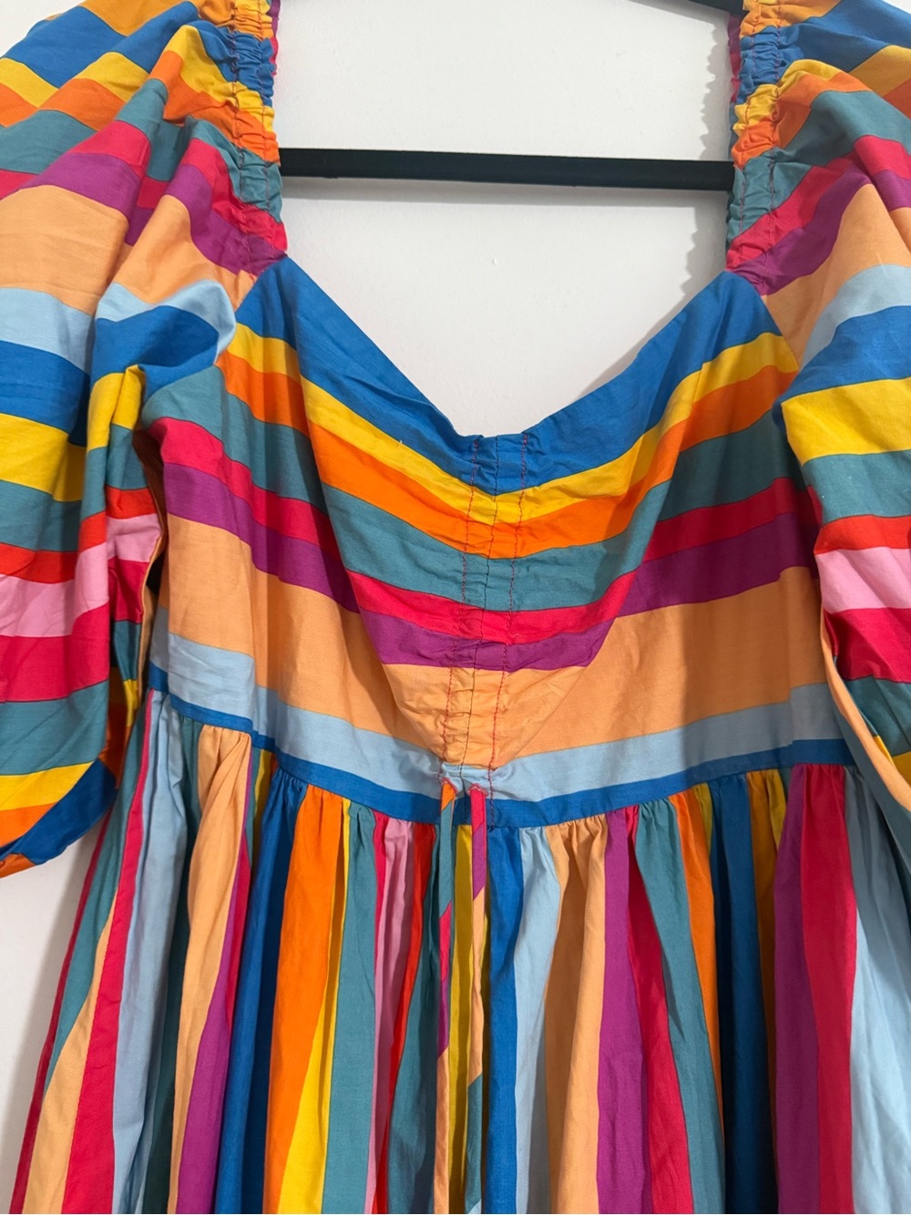 Farm Rio Colorful Puff-Sleeve Maxi Dress - Picture 2 of 5